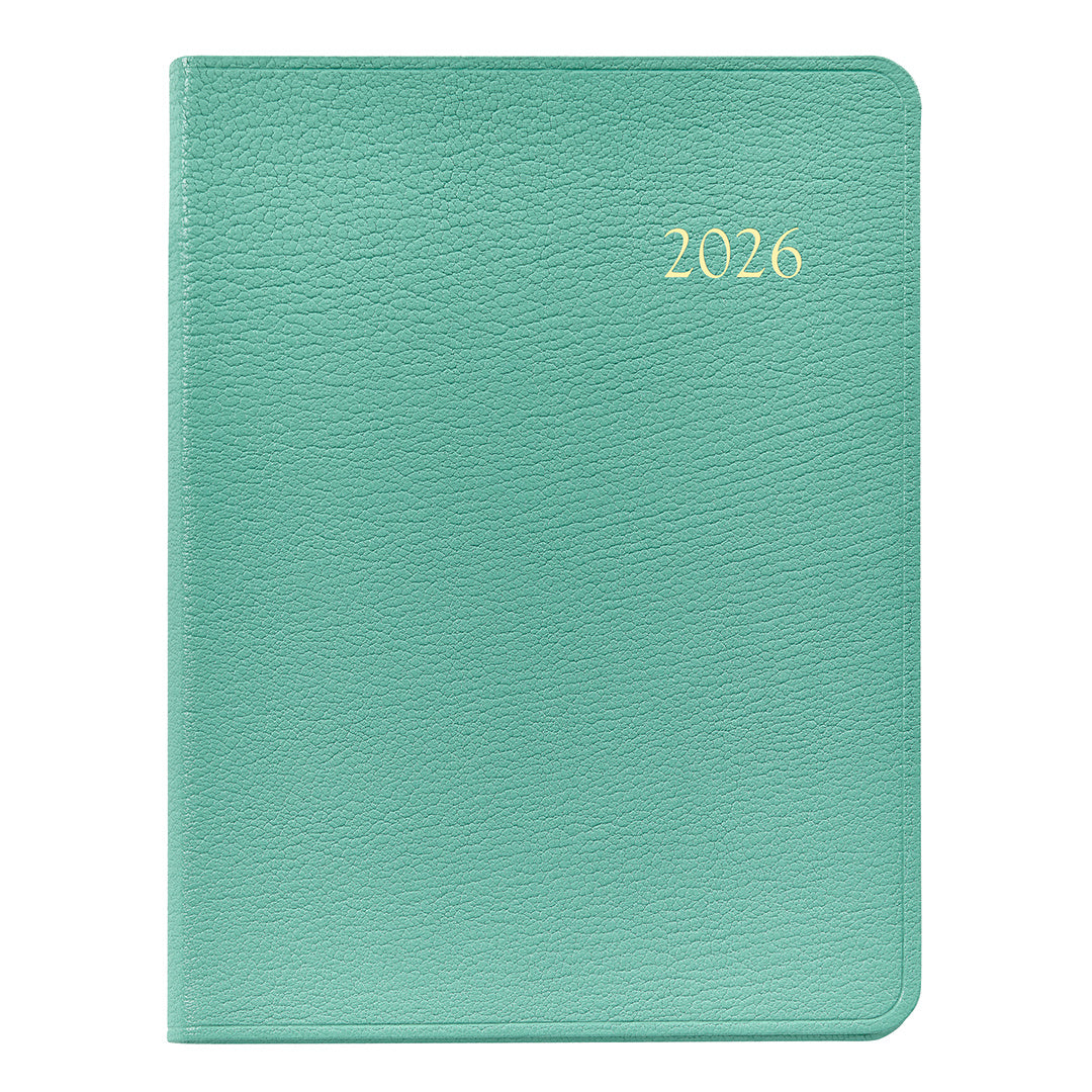 2026 Desk Diary, Robins Egg Blue