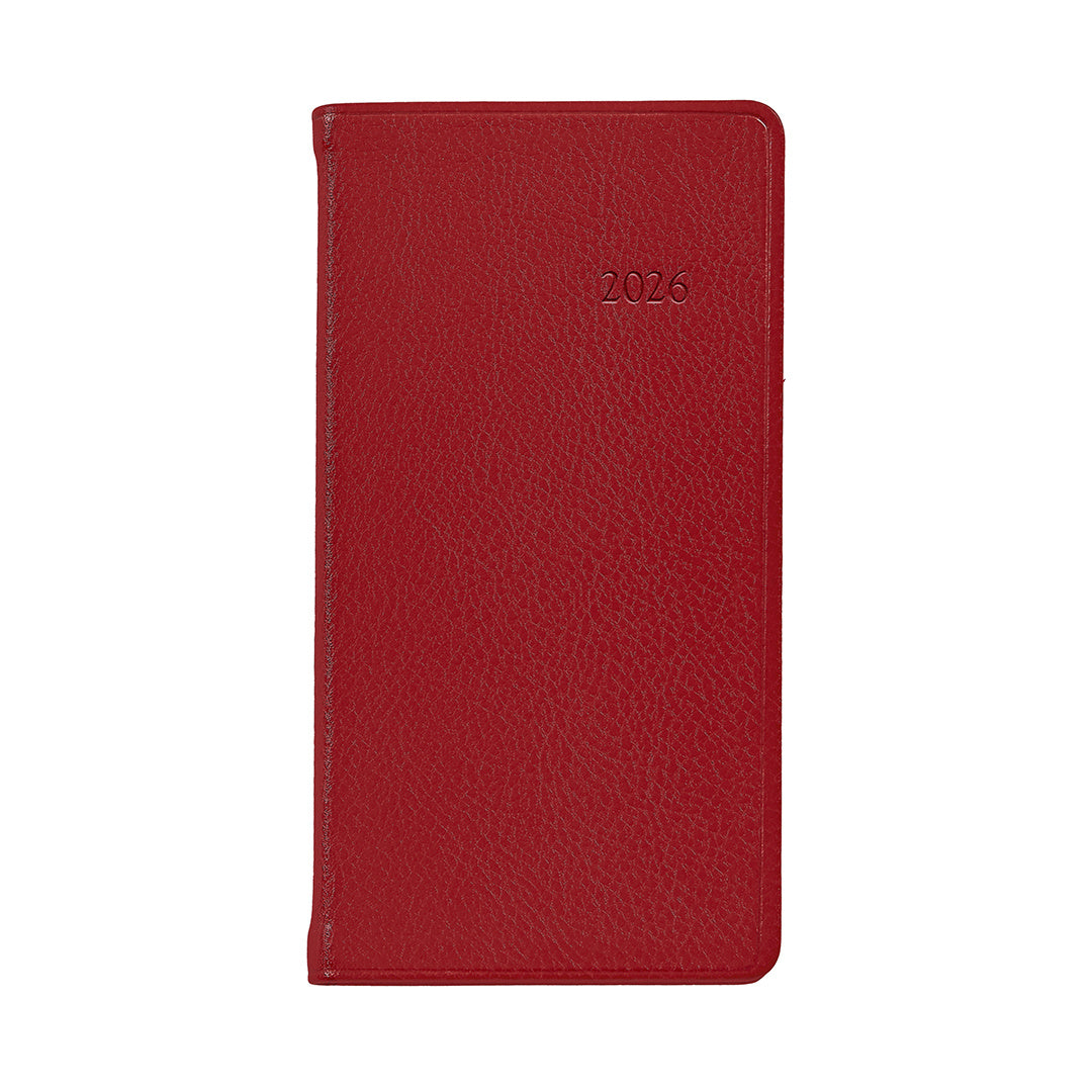 2026 Pocket Diary, Red
