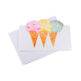 Ice Cream Note Cards, Set of 8
