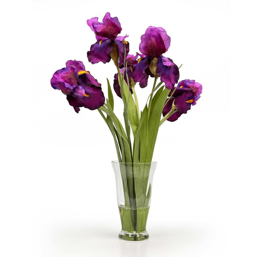 Bearded Iris Bouquet, Purple