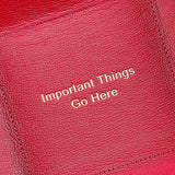Important Things Leather Tray