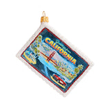 California Postcard Ornament