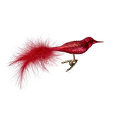Red Holiday Bird Clip-on Ornament