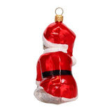 Westie in Santa Suit Ornament