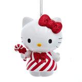 Hello Kitty in Candy Stripe Dress Ornament