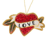 Love Heart Tattoo Ornament