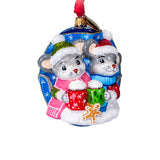 Mice with Hot Cocoa Ornament