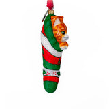 Kitten in Stocking Ornament