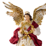 Holiday Angel with Golden Wreath
