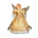 Light-Up Golden Angel Tree Topper