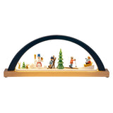 Lighted Winter Snow Scene Arch