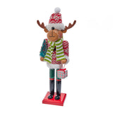 Festive Reindeer Nutcracker