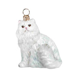 Persian Longhair White Cat Ornament