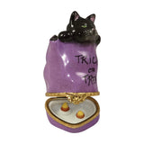 Trick or Treat Black Cat Limoges