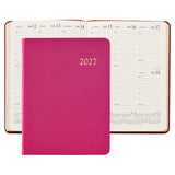 2027 Desk Diary, Azalea Pink