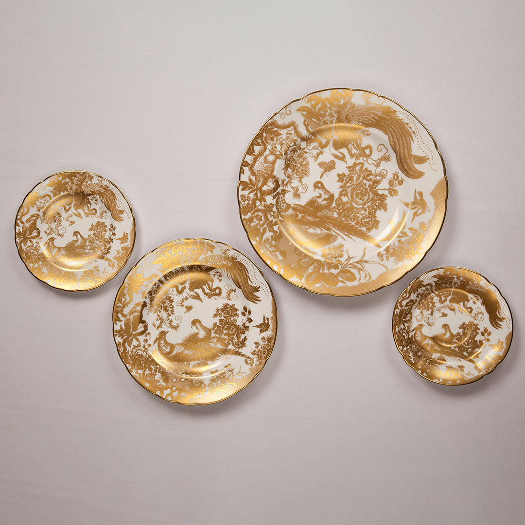 Aves Gold Bread & Butter Plate