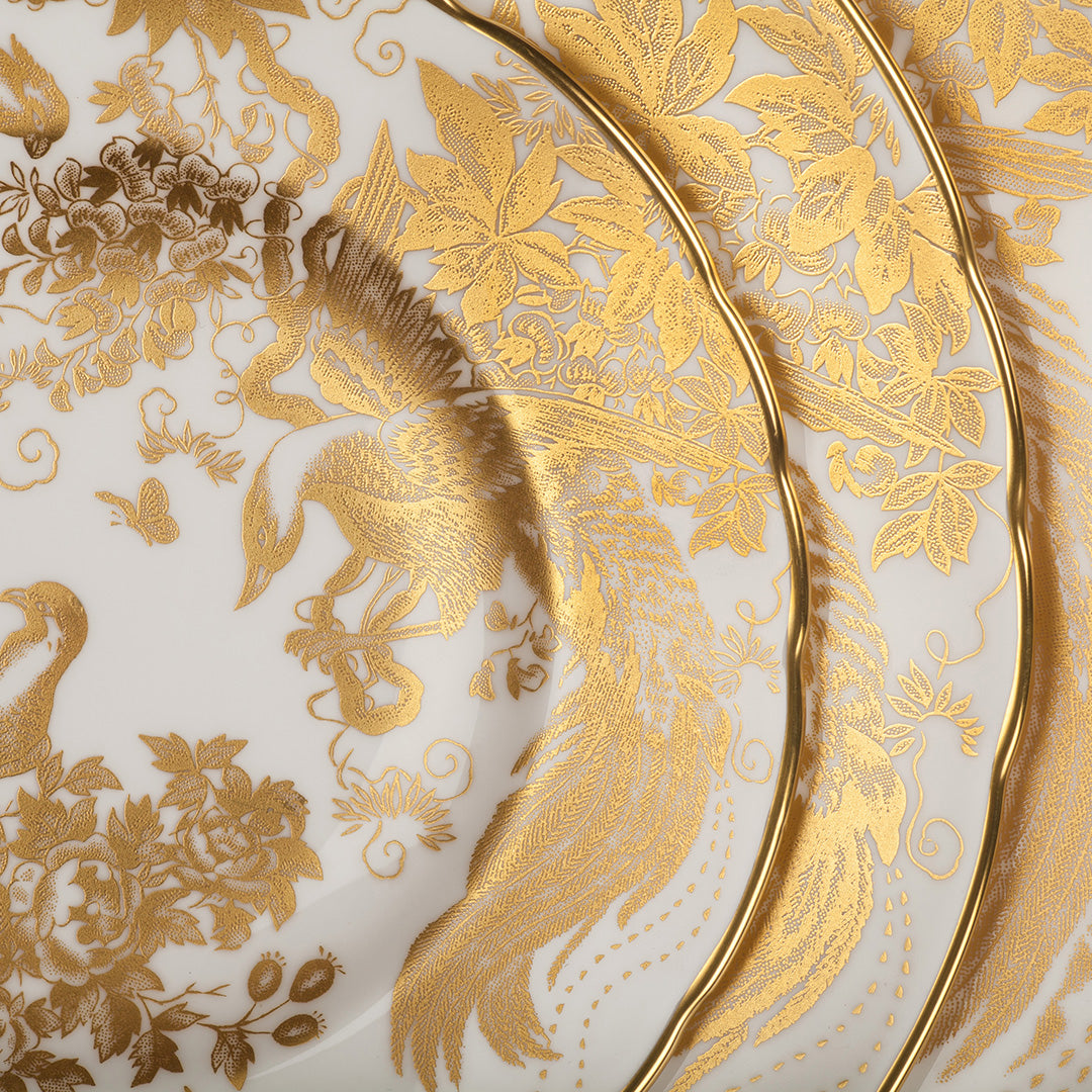 Aves Gold Salad Plate