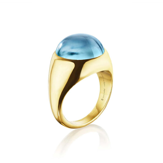 Blue Topaz Sunday Ring