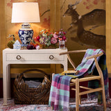 Indigo Cherry Blossom Lamp