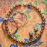 12mm Smokey Quartz Bead Necklace