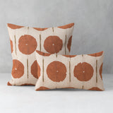 Solstice Indoor/Outdoor Pillow, Papaya Square