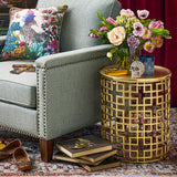 Plumage Double Old-Fashioned Glass, Peacock