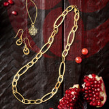 Elongated Link Necklace