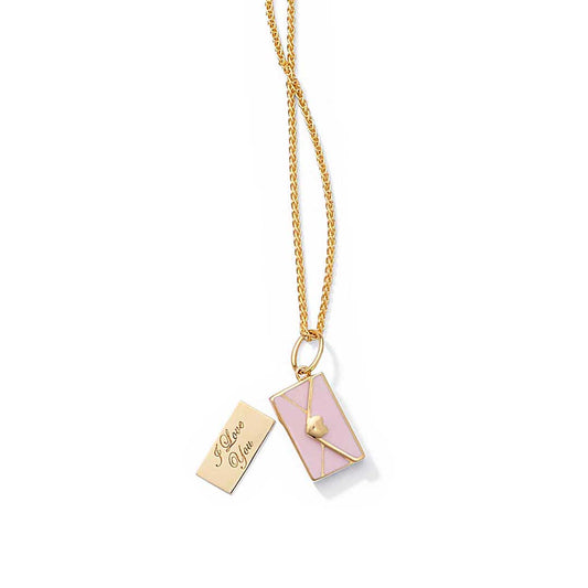 Gump's Signature Love Letter Charm, Pink