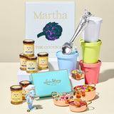 12-Piece Assorted Truffles, Light Blue