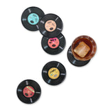 Record Coasters, Set of 6