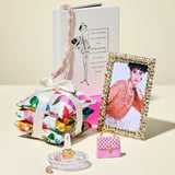 Pink & Green Crystal Frame, 4x6