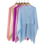 Cashmere Poncho, Magenta