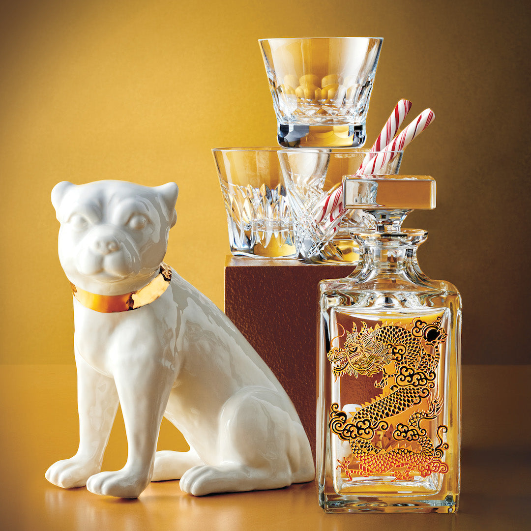 Golden Dragon Decanter