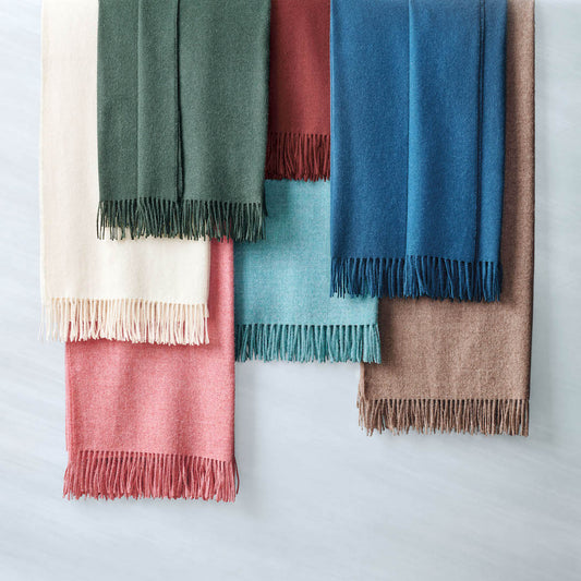 Paris Baby Alpaca Throw, Racing Green