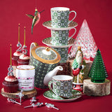 Green & Pink Hummingbird Ornament