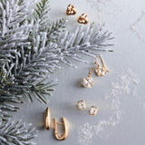 Tapered Hoop Earrings