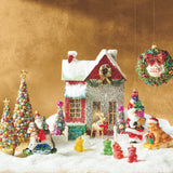 Santa with Rocking Horse Ornament