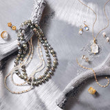 Brushed Gold Quadruple Knot Earrings