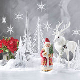 White Deer with Fur Collar