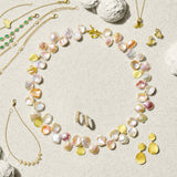 Pearl Textile Row Bracelet