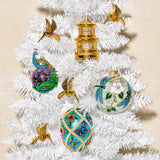 Dragonfly & Blossoms Ball Ornament