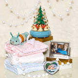 Holiday Tree with Angels Music Box