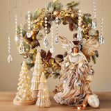 Light-up Frosted Glass Trees, Set of 3