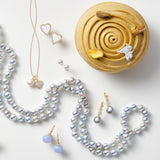 5mm White Pearl Earrings