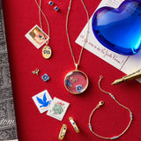 Blue Poppy Charm