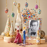 Light-Up Glitter Champagne Bottle