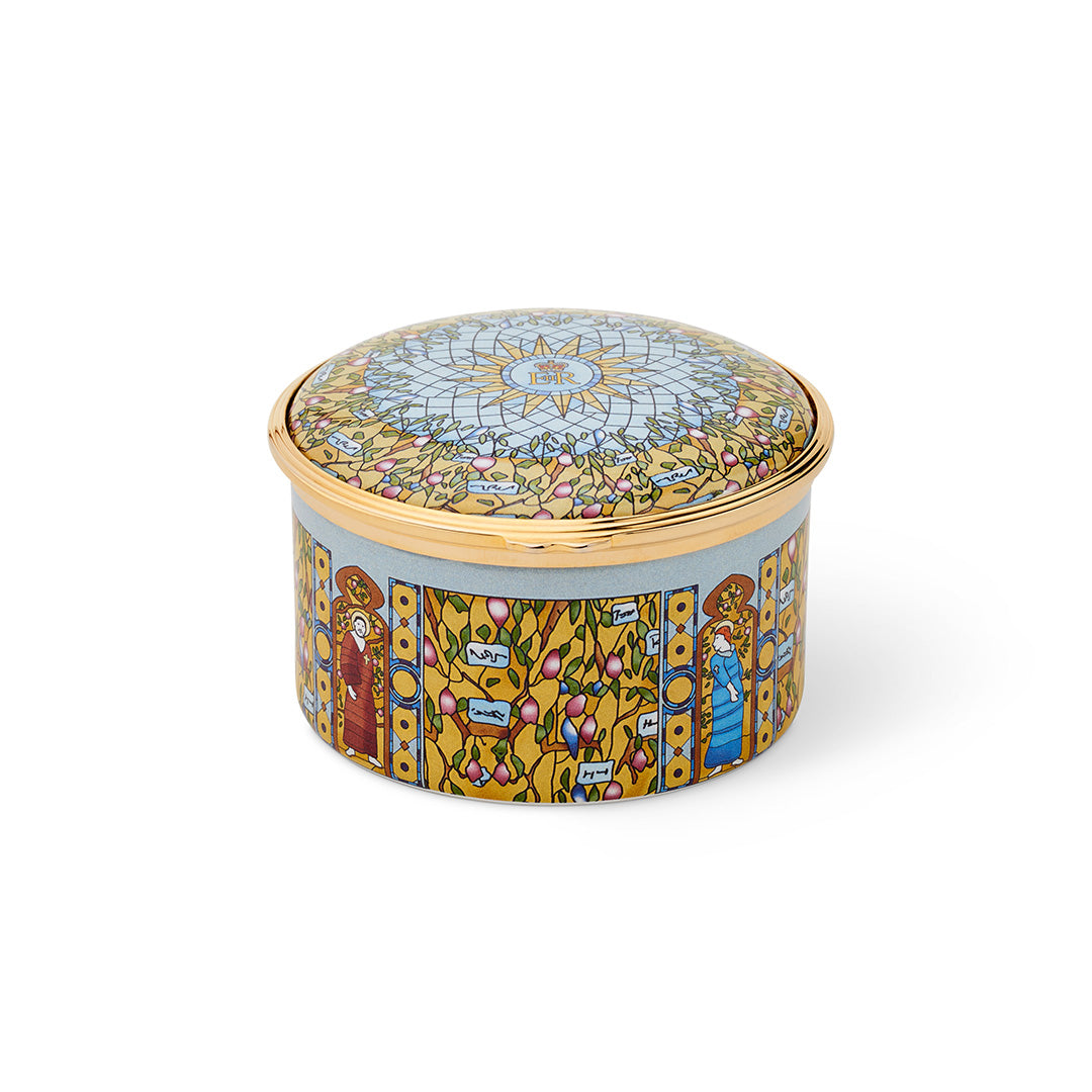 Halcyon Days St. James' Palace Enamel Music Box