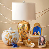 Blue Alcove Gilded Nativity