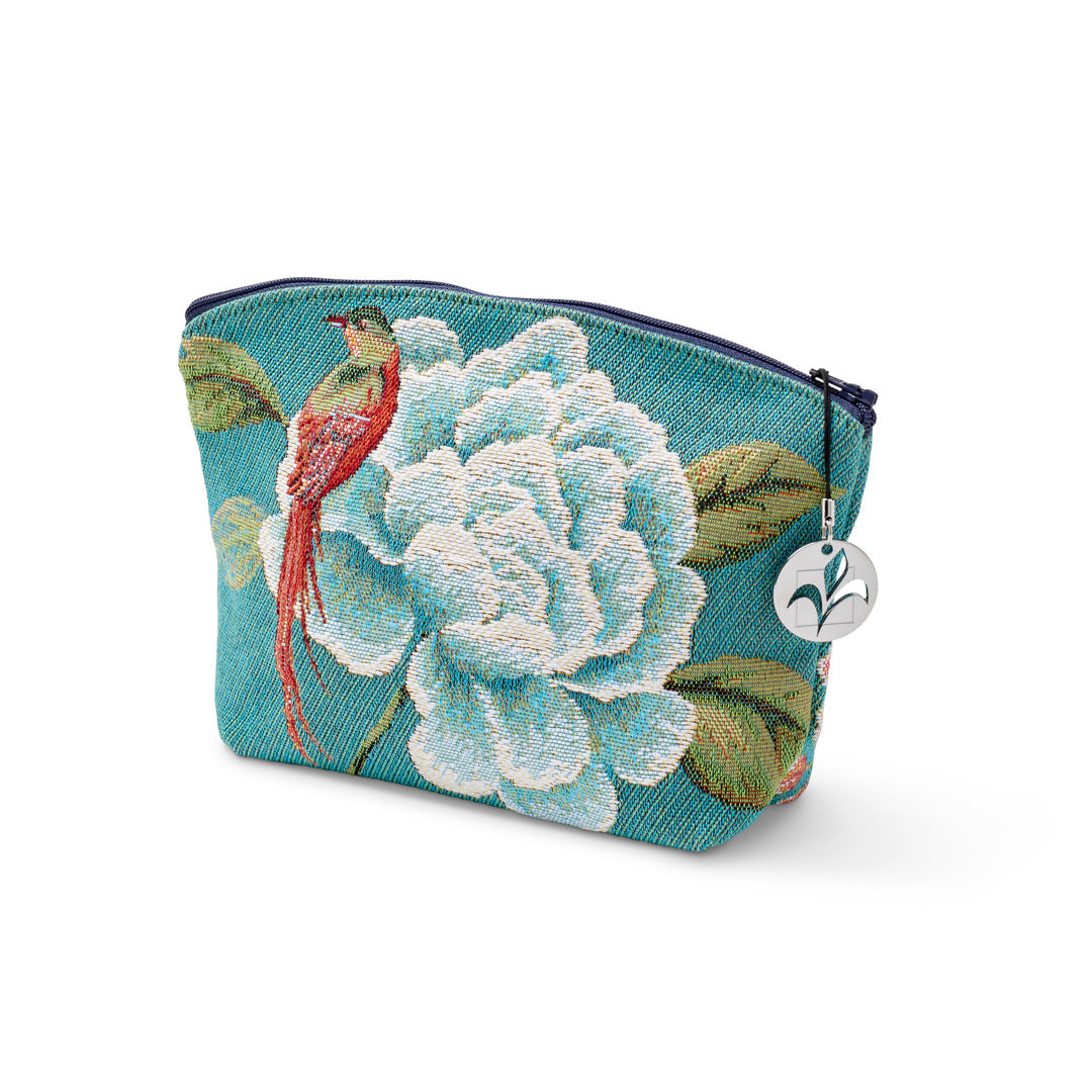 Bird & Peony Cosmetic Bag