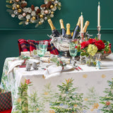 Holiday Fir Trees Tablecloth